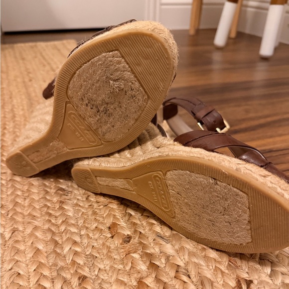 Coach Veronica Leather Espadrilles - Picture 6 of 8